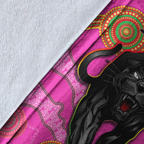custom-personalised-panthers-premium-blanket-aboriginal-premiers-2022-we-are-the-champions-with-trophy