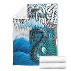 custom-personalised-manaia-maori-premium-blanket-fern-aotearoa-blue-waves