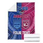 custom-personalised-blues-and-maroons-rugby-premium-blanket-origin-nsw-combine-queensland-aboriginal-australian-lt13