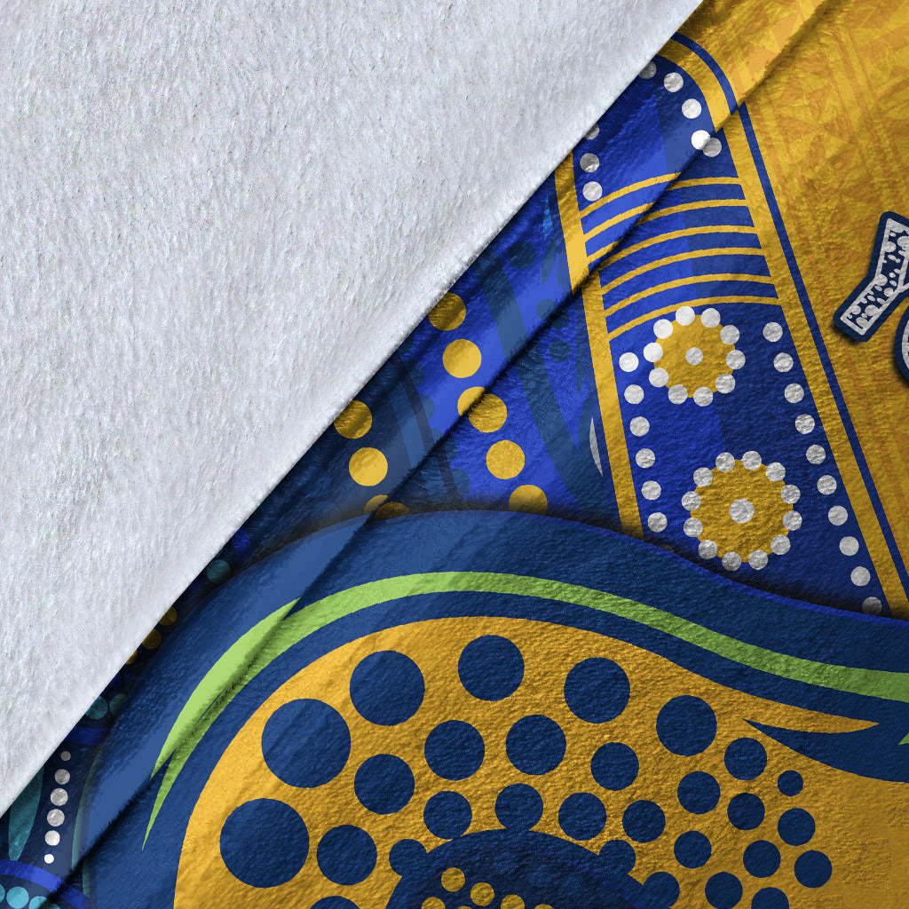 custom-personalised-eels-rugby-premium-blanket-aboriginal-and-polynesia-parramatta