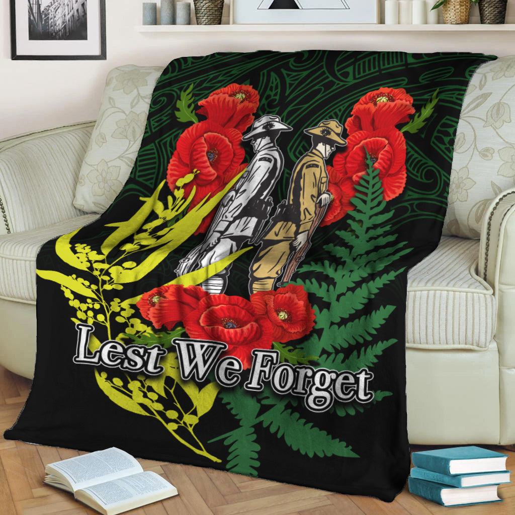 anzac-day-premium-blanket-maori-patterns-white-color