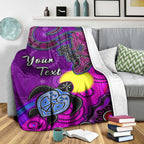custom-personalised-australia-lizard-and-turtle-premium-blanket-aboriginal-art-beautiful-life