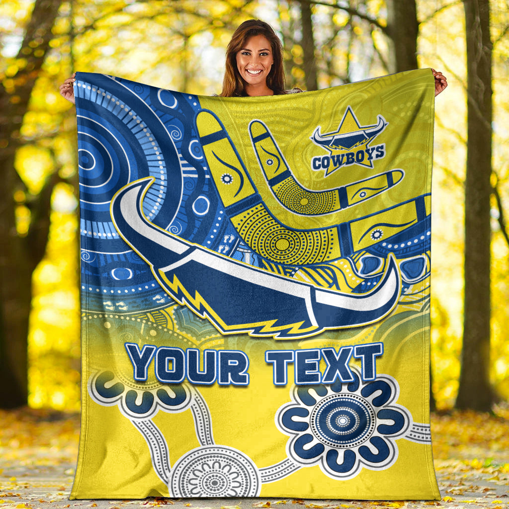 custom-personalised-cowboys-rugby-premium-blanket-aboriginal-boomerang-go-premiers-north-queensland