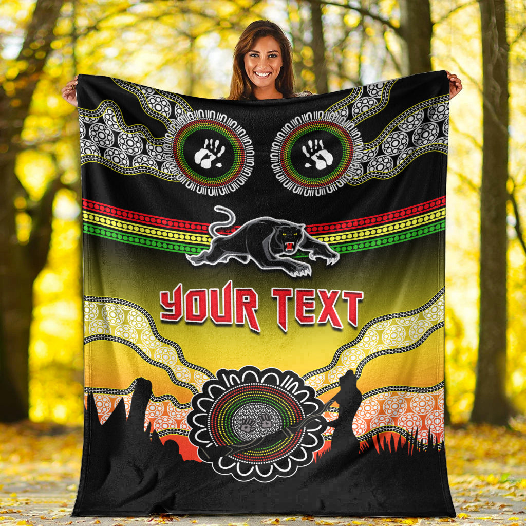 custom-personalised-panthers-premium-blanket-go-the-mighty-penrith-aboriginal