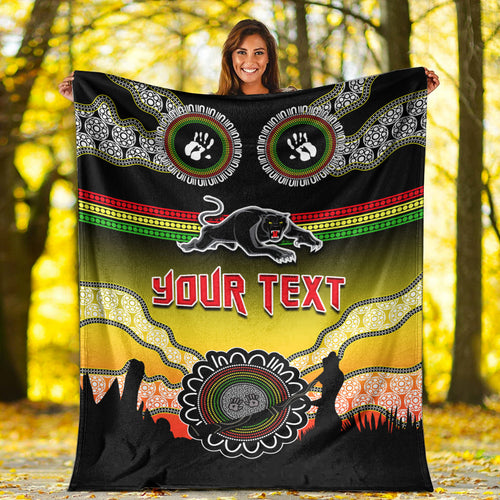 custom-personalised-panthers-premium-blanket-go-the-mighty-penrith-aboriginal