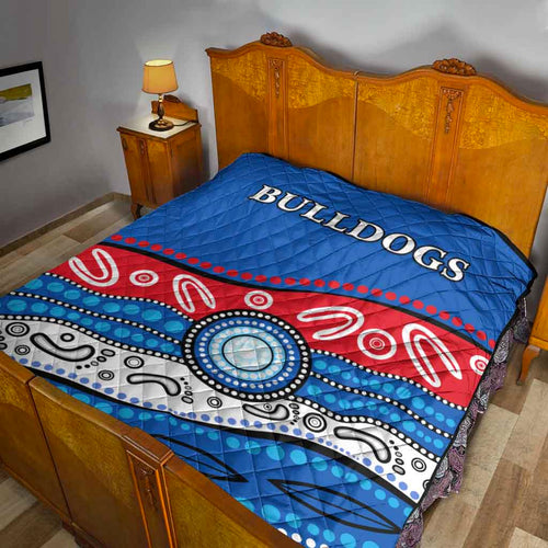 bulldogs-indigenous-premium-quilt-western