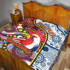 custom-personalised-roosters-rugby-premium-quilt-easts-1908-aboriginal-artsy-premiers
