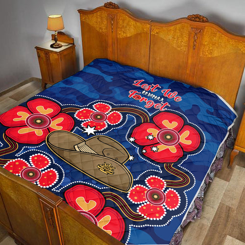 australia-anzac-premium-quilt-lest-we-forget-camouflage-mix-aboriginal-poppies-and-slouch-hat