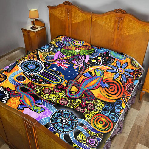 australia-premium-quilt-indigenous-animal-artsy