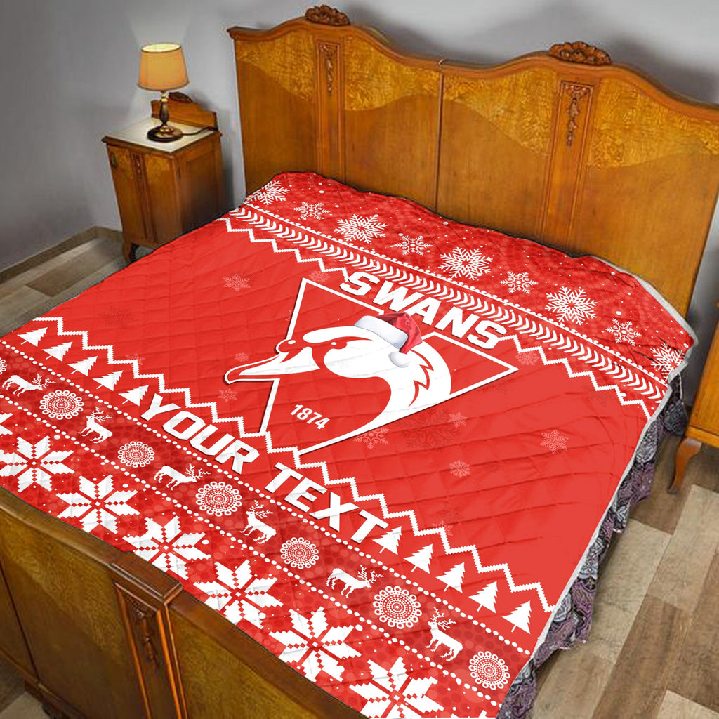 custom-personalised-swans-football-christmas-premium-quilt-sydney-indigenous-merry-xmas