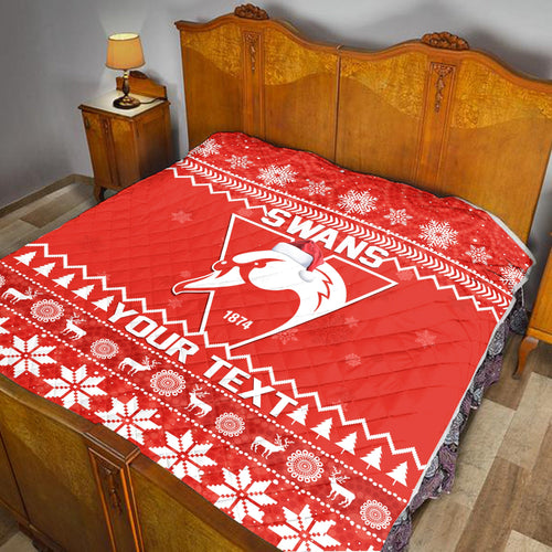 custom-personalised-swans-football-christmas-premium-quilt-sydney-indigenous-merry-xmas