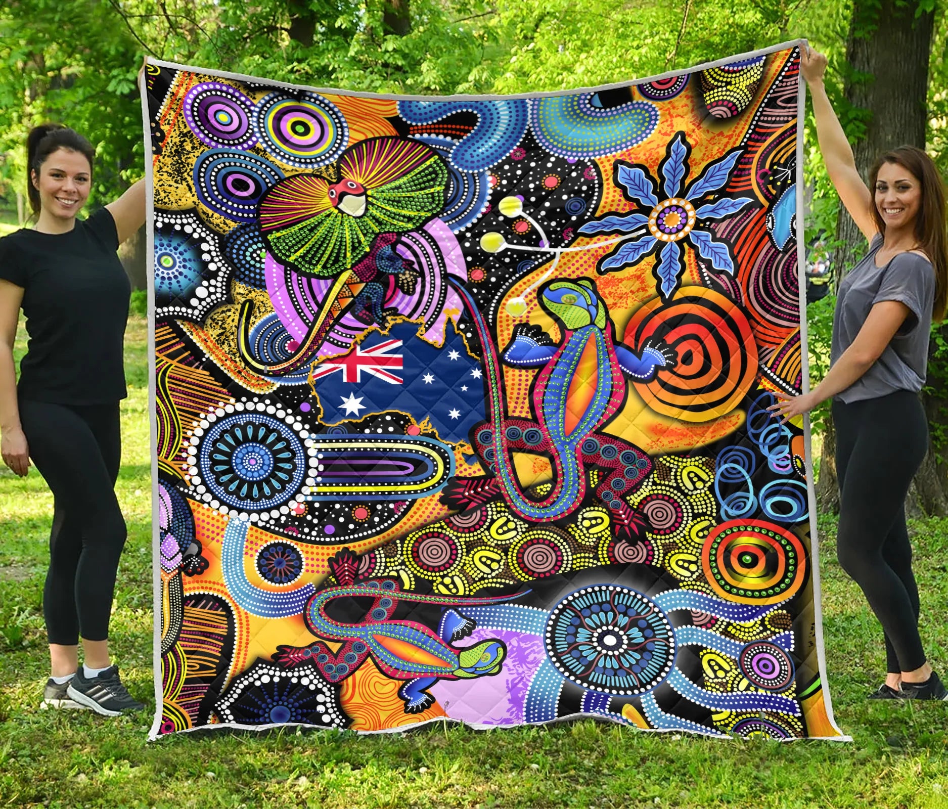 australia-premium-quilt-indigenous-animal-artsy