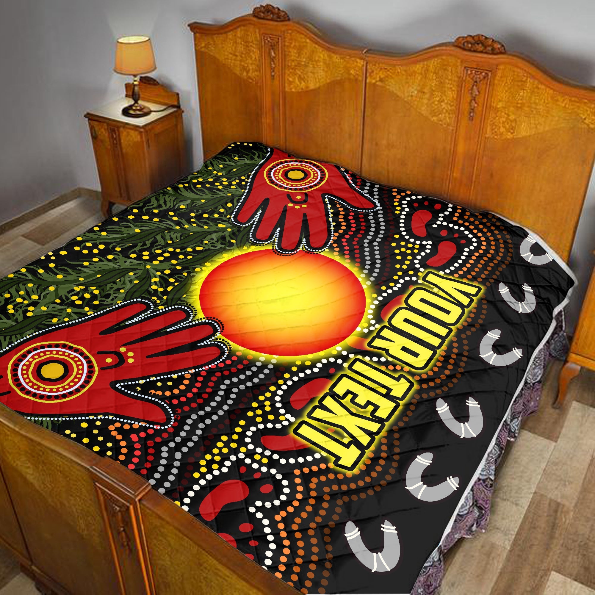 custom-personalised-aboriginal-dot-painting-premium-quilt-go-to-touch-the-sun