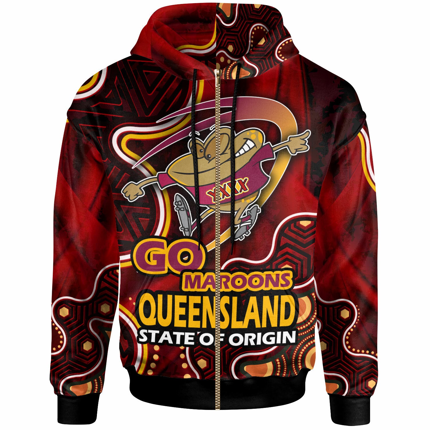 queensland-rugby-league-team-hoodie-custom-queensland-maroons-rugby-ball-state-of-origin-hoodie