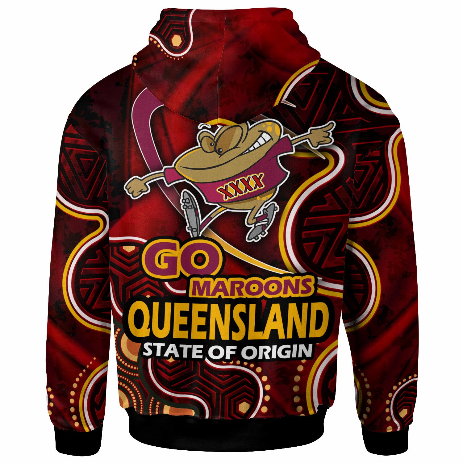 queensland-rugby-league-team-hoodie-custom-queensland-maroons-rugby-ball-state-of-origin-hoodie