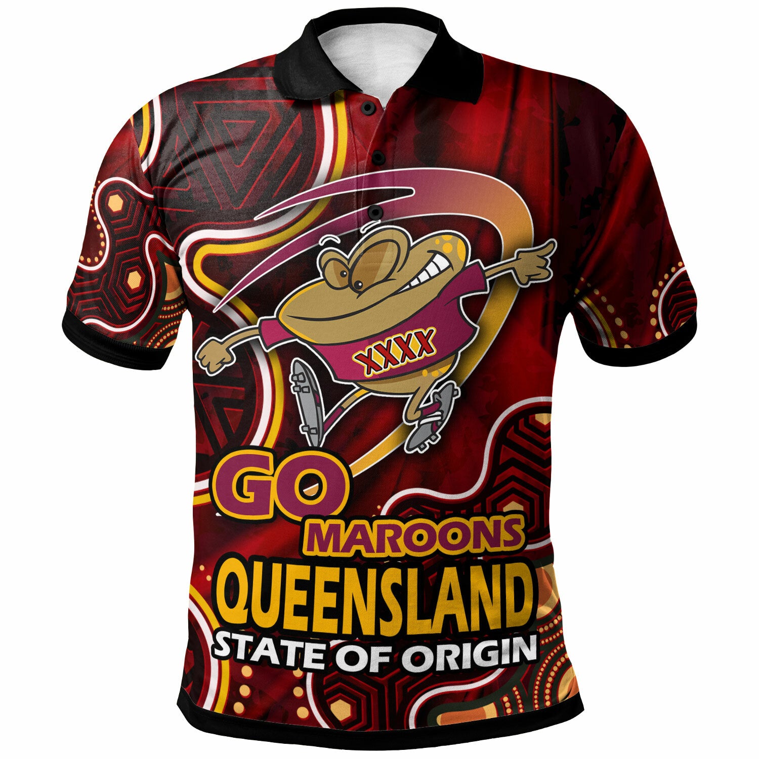 queensland-rugby-league-team-polo-shirt-custom-queensland-maroons-rugby-ball-state-of-origin-polo-shirt