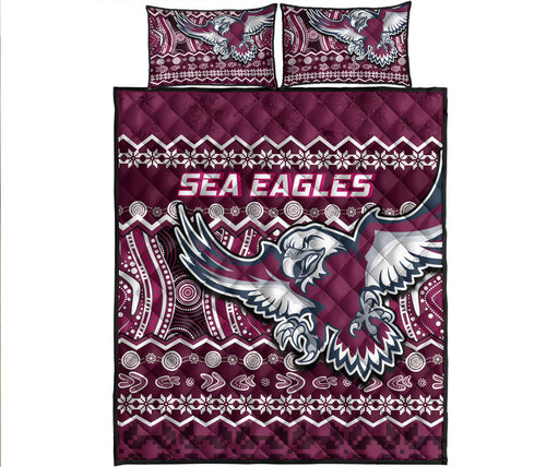 manly-warringah-maroon-sea-eagles-christmas-vibe-quilt-bed-set