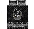 collingwood-pies-unique-winter-season-quilt-bed-set-magpies-merry-christmas-no2