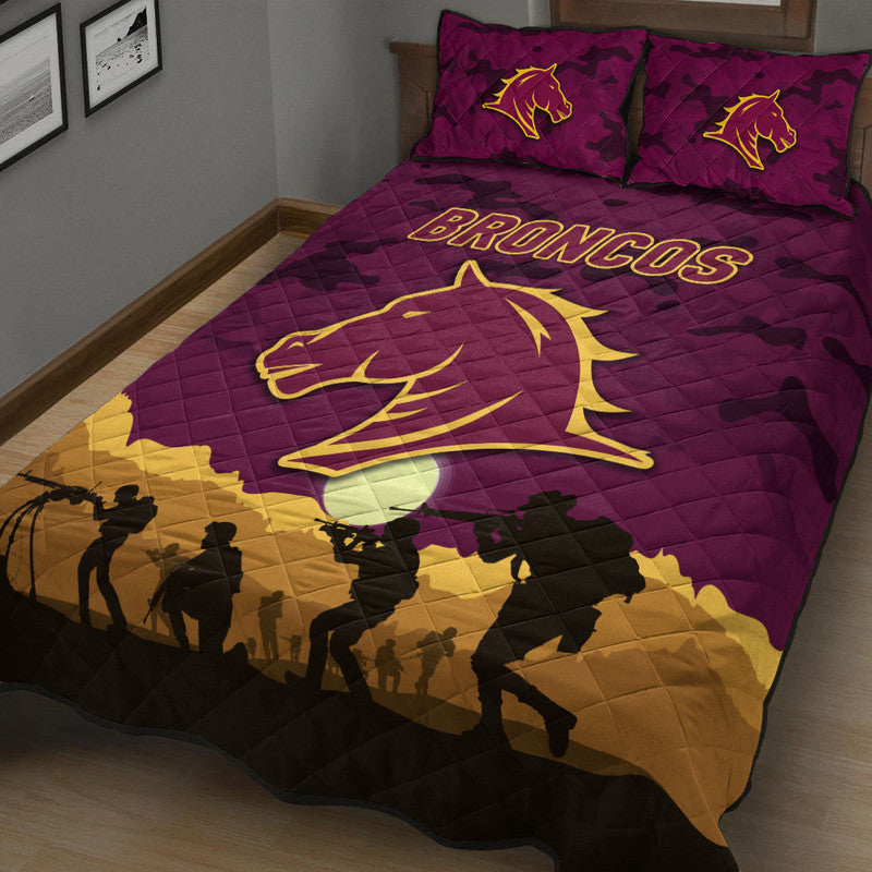 brisbane-broncos-anzac-2022-quilt-bed-set-simple-style-maroon