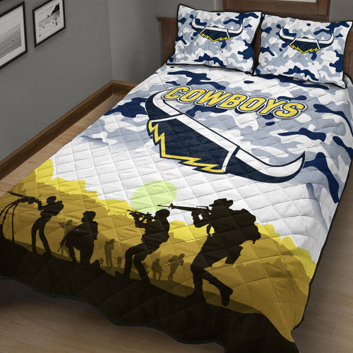 north-queensland-cowboys-anzac-2022-quilt-bed-set-simple-style-white