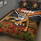 wests-tigers-anzac-2022-quilt-bed-set-poppy-flowers-vibes