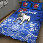 canterbury-bankstown-bulldogs-anzac-2022-quilt-bed-set-indigenous-vibes-blue