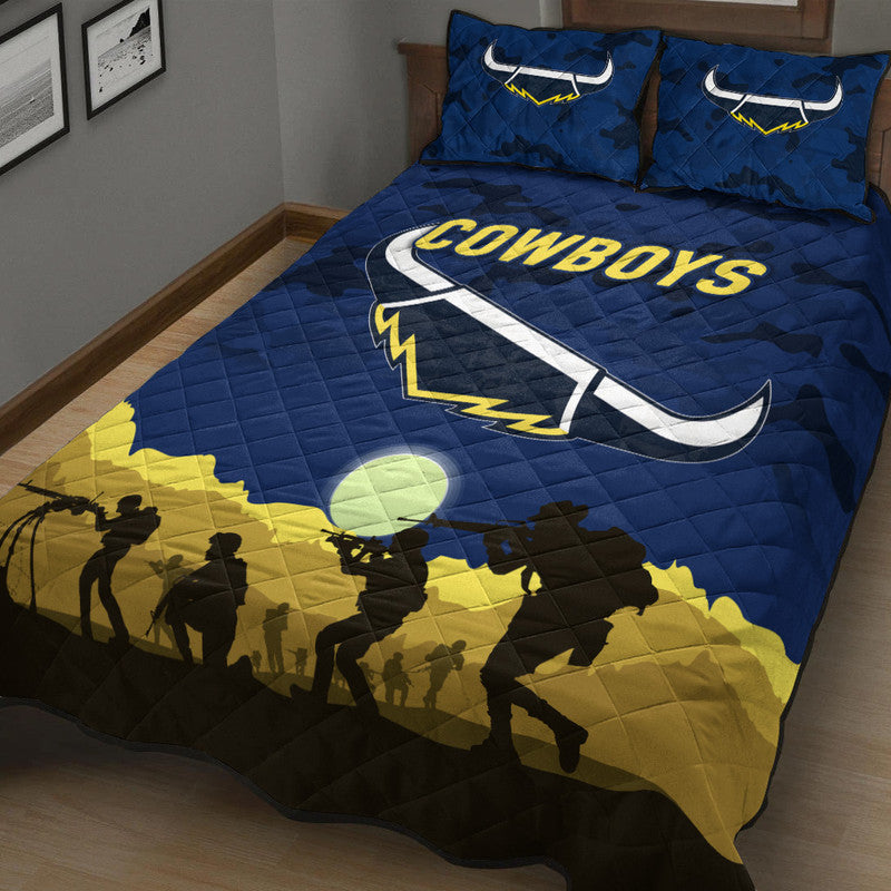 north-queensland-cowboys-anzac-2022-quilt-bed-set-simple-style-blue