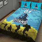 custom-personalised-gold-coast-titans-anzac-2022-quilt-bed-set-simple-style