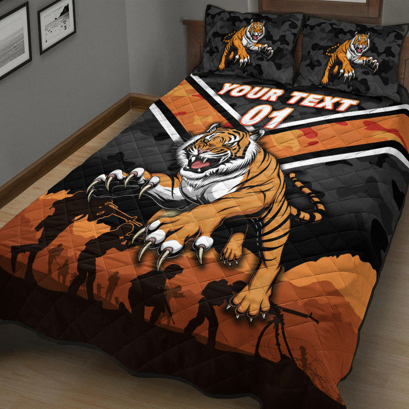 custom-personalised-wests-tigers-anzac-2022-quilt-bed-set-simple-style