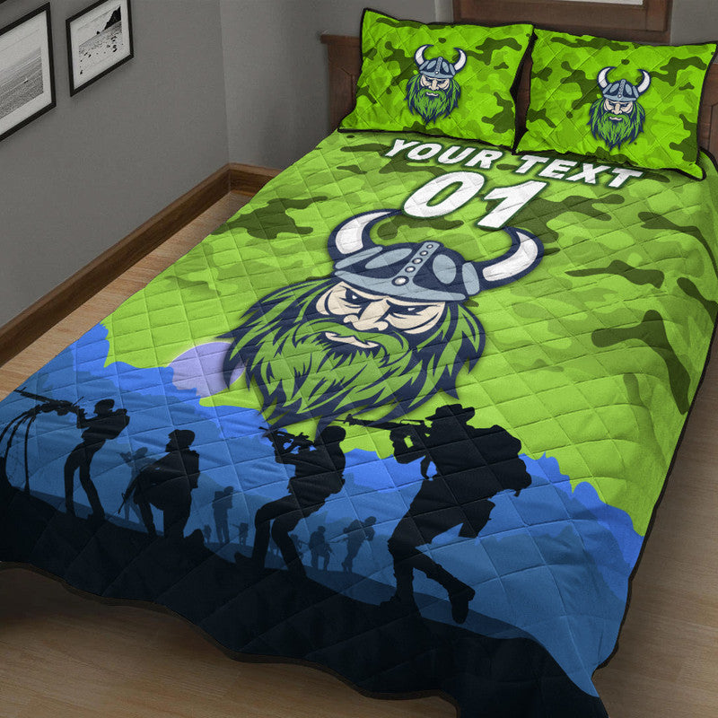 custom-personalised-canberra-raiders-anzac-2022-quilt-bed-set-simple-style