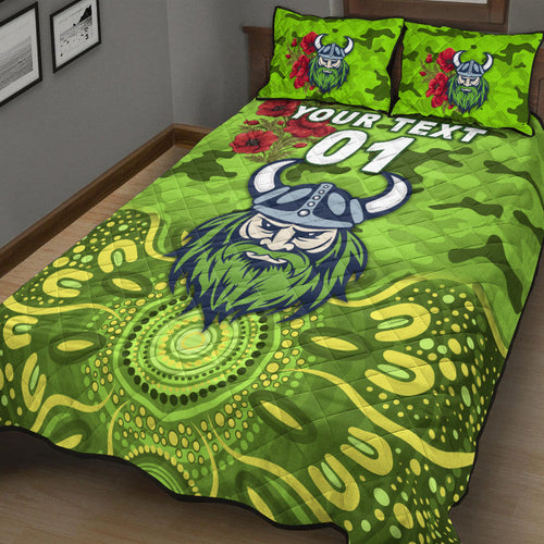 custom-personalised-canberra-raiders-anzac-2022-quilt-bed-set-indigenous-vibes