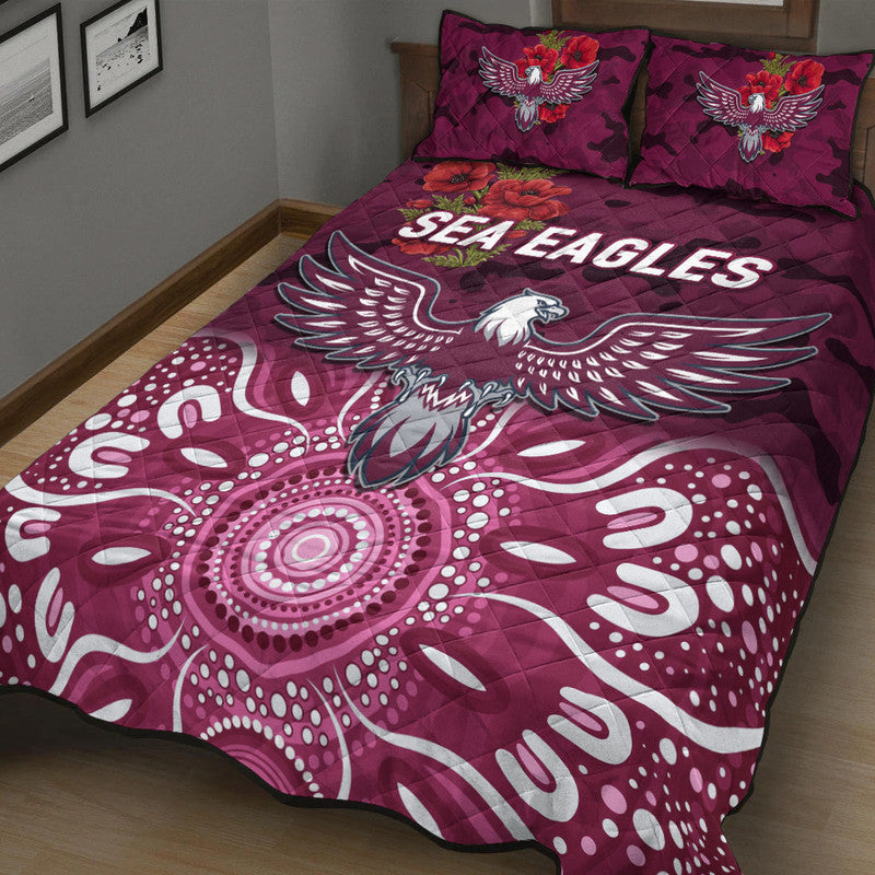 manly-warringah-sea-eagles-anzac-2022-quilt-bed-set-indigenous-vibes