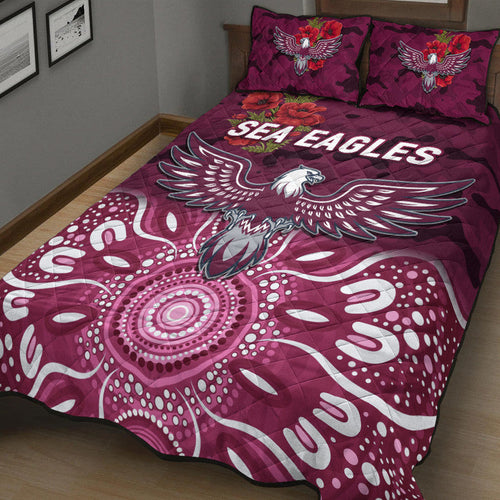 manly-warringah-sea-eagles-anzac-2022-quilt-bed-set-indigenous-vibes