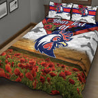 custom-personalised-sydney-roosters-anzac-2022-quilt-bed-set-poppy-flowers-vibes-white