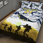 custom-personalised-north-queensland-cowboys-anzac-2022-quilt-bed-set-simple-style-white