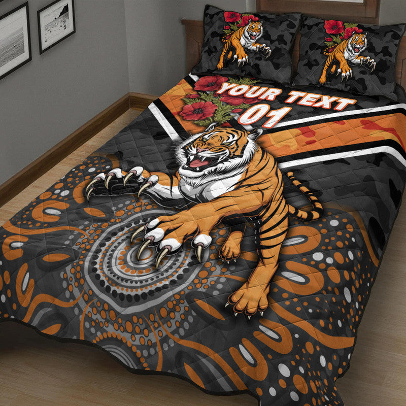 custom-personalised-wests-tigers-anzac-2022-quilt-bed-set-indigenous-vibes