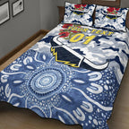 custom-personalised-north-queensland-cowboys-anzac-2022-quilt-bed-set-indigenous-vibes-white