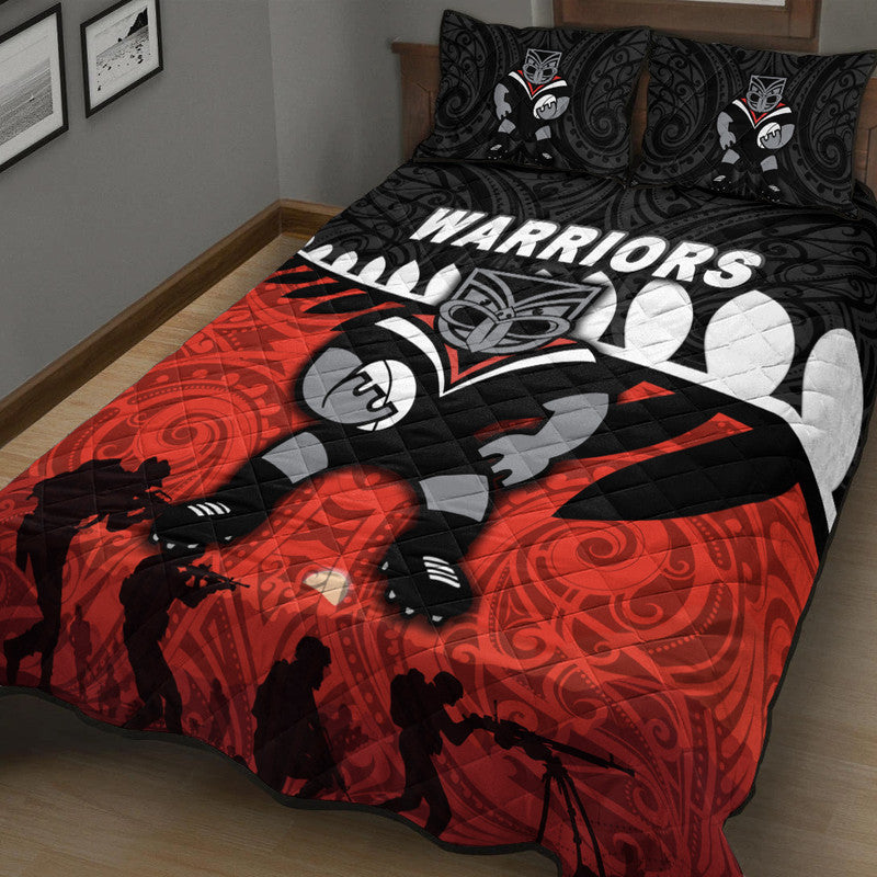 new-zealand-warriors-anzac-2022-quilt-bed-set-maori-simple-style