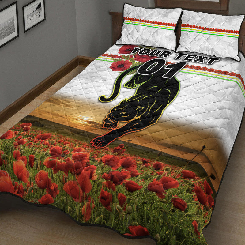 custom-personalised-penrith-panthers-anzac-2022-quilt-bed-set-poppy-flowers-vibes-white
