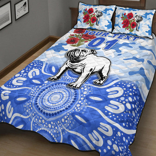 custom-personalised-canterbury-bankstown-bulldogs-anzac-2022-quilt-bed-set-indigenous-vibes-white