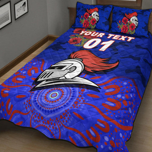 custom-personalised-newcastle-knights-anzac-2022-quilt-bed-set-indigenous-vibes