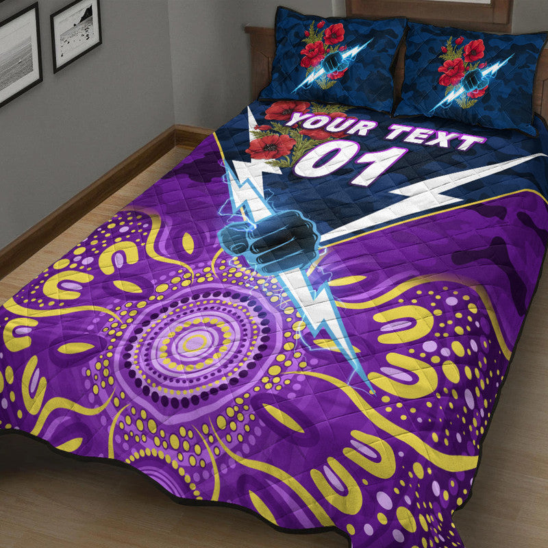 custom-personalised-melbourne-storm-anzac-2022-quilt-bed-set-indigenous-vibes