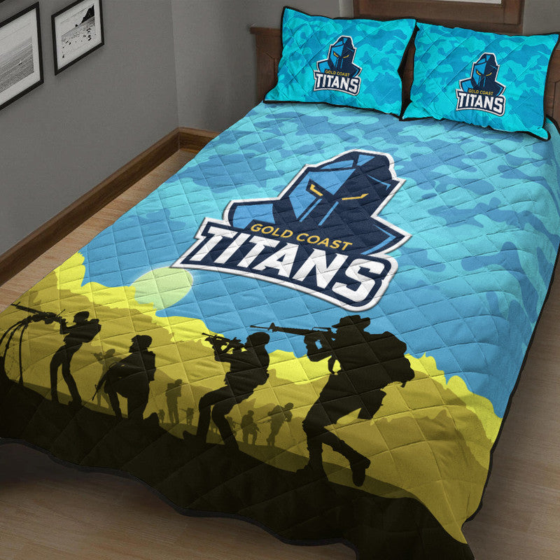 gold-coast-titans-anzac-2022-quilt-bed-set-simple-style