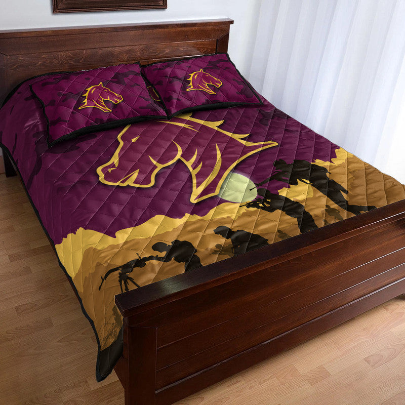 brisbane-broncos-anzac-2022-quilt-bed-set-simple-style-maroon