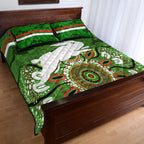 south-sydney-rabbitohs-anzac-2022-quilt-bed-set-indigenous-vibes-green
