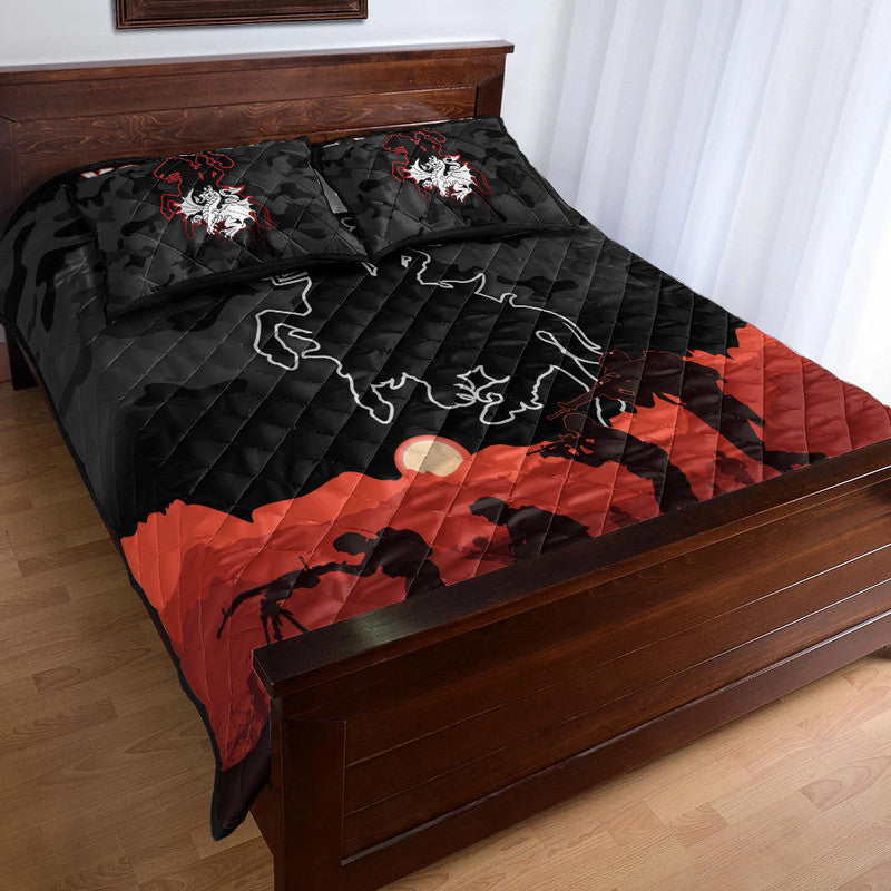 custom-personalised-st-george-illawarra-dragons-anzac-2022-quilt-bed-set-simple-style-black