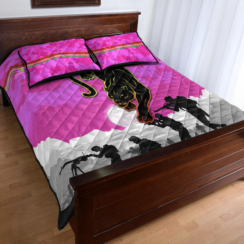 penrith-panthers-anzac-2022-quilt-bed-set-simple-style-pink