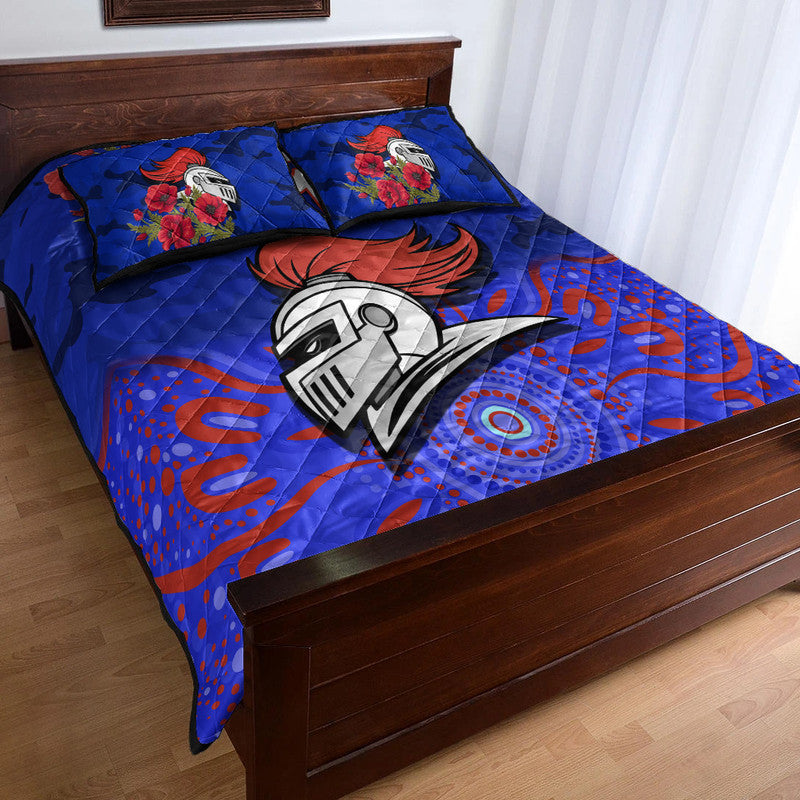 custom-personalised-newcastle-knights-anzac-2022-quilt-bed-set-indigenous-vibes