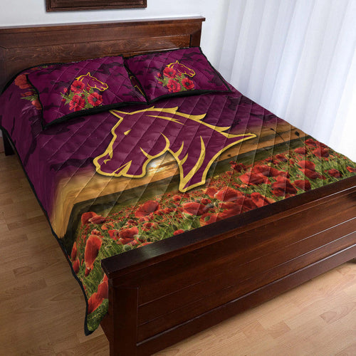 custom-personalised-brisbane-broncos-anzac-2022-quilt-bed-set-poppy-flowers-vibes