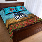 gold-coast-titans-anzac-2022-quilt-bed-set-poppy-flowers-vibes